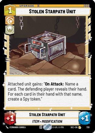 Stolen Starpath Unit (720) (Foil) (720) [Secrets of Power] - Fantasy Flight Games - Card Brawlers | Quebec | Canada |