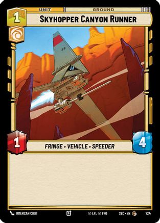 Skyhopper Canyon Runner (724) (Foil) (724) [Secrets of Power] - Fantasy Flight Games - Card Brawlers | Quebec | Canada |