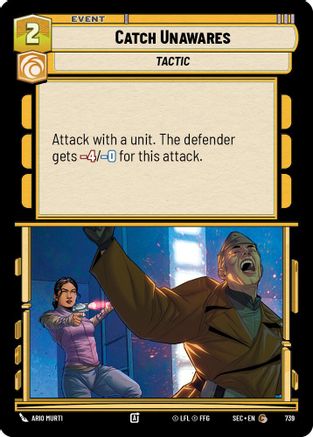 Catch Unawares (739) (Foil) (739) [Secrets of Power] - Fantasy Flight Games - Card Brawlers | Quebec | Canada |