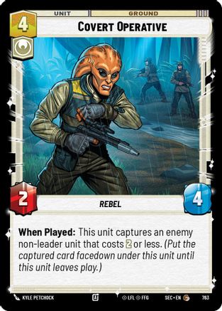 Covert Operative (763) (Foil) (763) [Secrets of Power] - Fantasy Flight Games - Card Brawlers | Quebec | Canada |