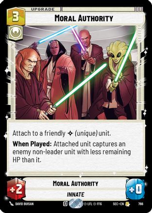 Moral Authority (766) (Foil) (766) [Secrets of Power] - Fantasy Flight Games - Card Brawlers | Quebec | Canada |