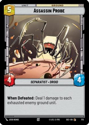 Assassin Probe (773) (Foil) (773) [Secrets of Power] - Fantasy Flight Games - Card Brawlers | Quebec | Canada |