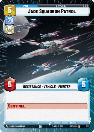 Jade Squadron Patrol (313) (Hyperspace) (313) [Secrets of Power] - Fantasy Flight Games - Card Brawlers | Quebec | Canada |