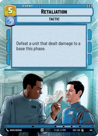 Retaliation (341) (Hyperspace) (341) [Secrets of Power] - Fantasy Flight Games - Card Brawlers | Quebec | Canada |