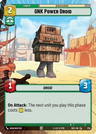 GNK Power Droid (374) (Hyperspace) (374) [Secrets of Power] - Fantasy Flight Games - Card Brawlers | Quebec | Canada |