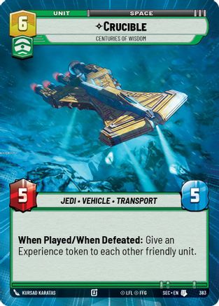 Crucible - Centuries of Wisdom (Hyperspace) (383) (383) [Secrets of Power] - Fantasy Flight Games - Card Brawlers | Quebec | Canada |
