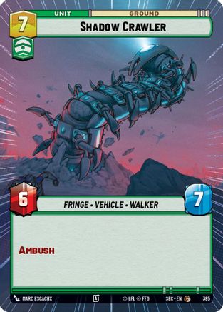 Shadow Crawler (385) (Hyperspace) (385) [Secrets of Power] - Fantasy Flight Games - Card Brawlers | Quebec | Canada |