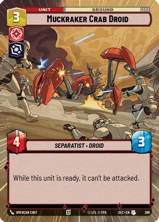 Muckraker Crab Droid (399) (Hyperspace) (399) [Secrets of Power] - Fantasy Flight Games - Card Brawlers | Quebec | Canada |