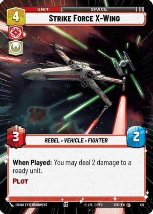 Strike Force X-Wing - Wing (416) (Hyperspace) (416) (416) [Secrets of Power] - Fantasy Flight Games - Card Brawlers | Quebec | Canada |