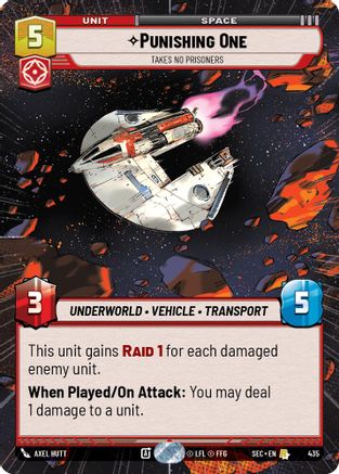 Punishing One - Takes No Prisoners (Hyperspace) (435) (435) [Secrets of Power] - Fantasy Flight Games - Card Brawlers | Quebec | Canada |