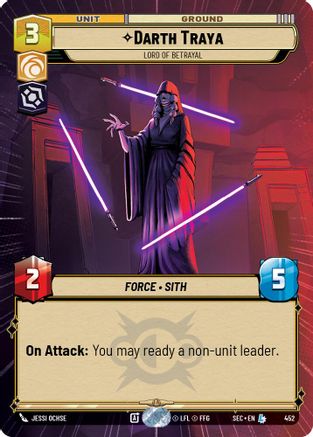 Darth Traya - Lord of Betrayal (Hyperspace) (452) (452) [Secrets of Power] - Fantasy Flight Games - Card Brawlers | Quebec | Canada |