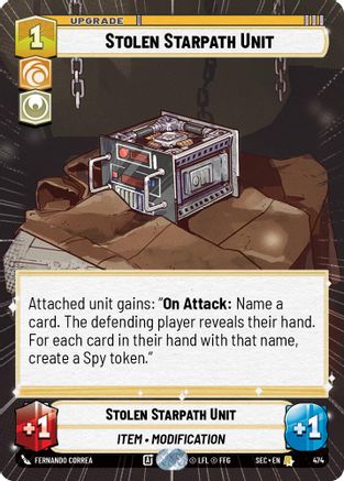 Stolen Starpath Unit (474) (Hyperspace) (474) [Secrets of Power] - Fantasy Flight Games - Card Brawlers | Quebec | Canada |