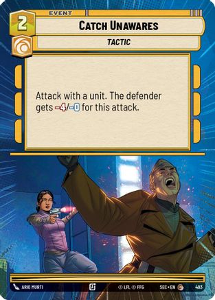 Catch Unawares (493) (Hyperspace) (493) [Secrets of Power] - Fantasy Flight Games - Card Brawlers | Quebec | Canada |