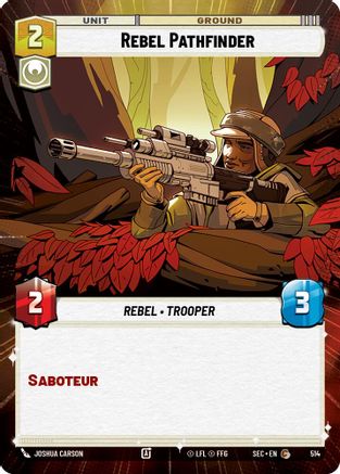 Rebel Pathfinder (514) (Hyperspace) (514) [Secrets of Power] - Fantasy Flight Games - Card Brawlers | Quebec | Canada |