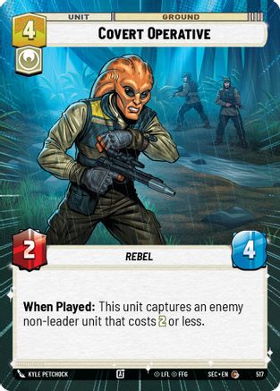 Covert Operative (517) (Hyperspace) (517) [Secrets of Power] - Fantasy Flight Games - Card Brawlers | Quebec | Canada |
