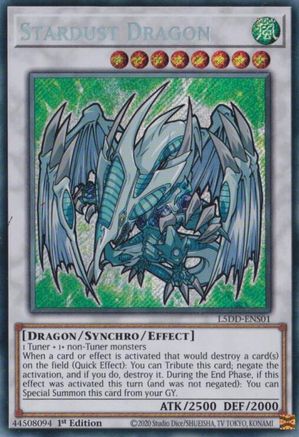 Stardust Dragon [L5DD-ENS01] Secret Rare - Yu-Gi-Oh! - Card Brawlers | Quebec | Canada |