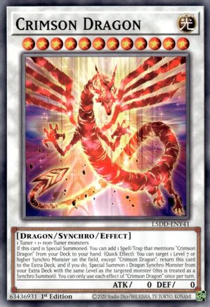 Crimson Dragon [L5DD-ENY41] Common - Yu-Gi-Oh! - Card Brawlers | Quebec | Canada |