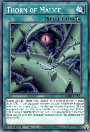 Thorn of Malice [L5DD-ENA20] Common - Yu-Gi-Oh! - Card Brawlers | Quebec | Canada |