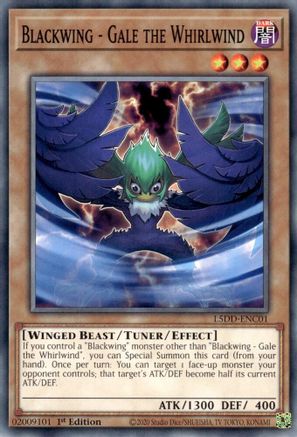 Blackwing - Gale the Whirlwind [L5DD-ENC01] Common - Yu-Gi-Oh! - Card Brawlers | Quebec | Canada |