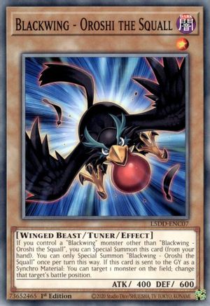 Blackwing - Oroshi the Squall [L5DD-ENC07] Common - Yu-Gi-Oh! - Card Brawlers | Quebec | Canada |