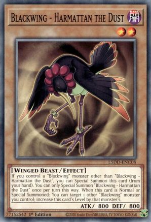 Blackwing - Harmattan the Dust [L5DD-ENC08] Common - Yu-Gi-Oh! - Card Brawlers | Quebec | Canada |