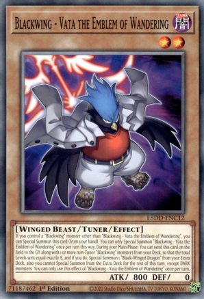 Blackwing - Vata the Emblem of Wandering [L5DD-ENC12] Common - Yu-Gi-Oh! - Card Brawlers | Quebec | Canada |