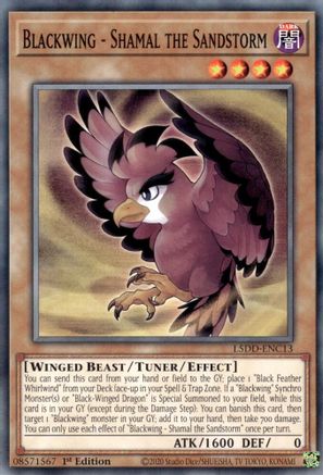Blackwing - Shamal the Sandstorm [L5DD-ENC13] Common - Yu-Gi-Oh! - Card Brawlers | Quebec | Canada |
