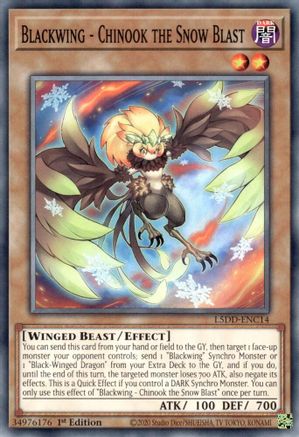 Blackwing - Chinook the Snow Blast [L5DD-ENC14] Common - Yu-Gi-Oh! - Card Brawlers | Quebec | Canada |