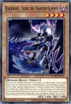 Blackwing - Sudri the Phantom Glimmer [L5DD-ENC15] Common - Yu-Gi-Oh! - Card Brawlers | Quebec | Canada |