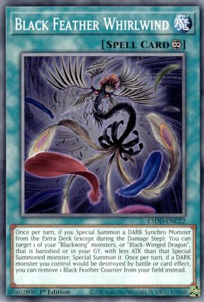 Black Feather Whirlwind [L5DD-ENC22] Common - Yu-Gi-Oh! - Card Brawlers | Quebec | Canada |