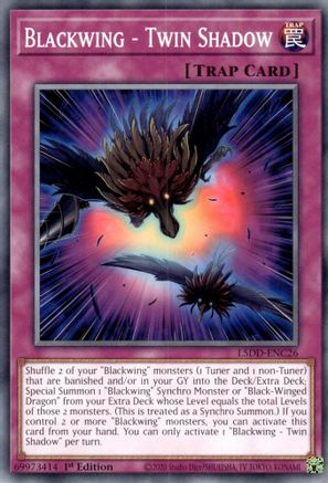 Blackwing - Twin Shadow [L5DD-ENC26] Common - Yu-Gi-Oh! - Card Brawlers | Quebec | Canada |