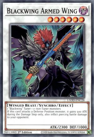 Blackwing Armed Wing [L5DD-ENC28] Common - Yu-Gi-Oh! - Card Brawlers | Quebec | Canada |