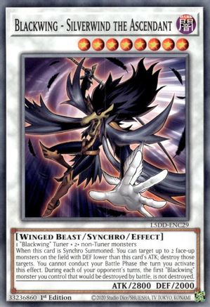Blackwing - Silverwind the Ascendant [L5DD-ENC29] Common - Yu-Gi-Oh! - Card Brawlers | Quebec | Canada |
