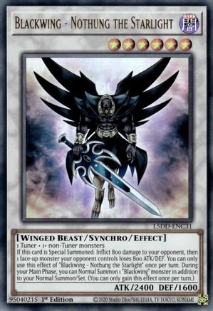 Blackwing - Nothung the Starlight [L5DD-ENC31] Ultra Rare - Yu-Gi-Oh! - Card Brawlers | Quebec | Canada |