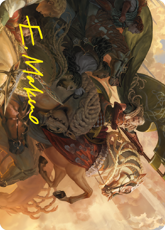 Marshal's Anthem Art Card (Gold-Stamped Signature) [The Lord of the Rings: Tales of Middle-earth Art Series] - Magic: The Gathering - Card Brawlers | Quebec | Canada |