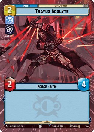 Trayus Acolyte (784) (Hyperspace Foil) (784) [Secrets of Power] - Fantasy Flight Games - Card Brawlers | Quebec | Canada |