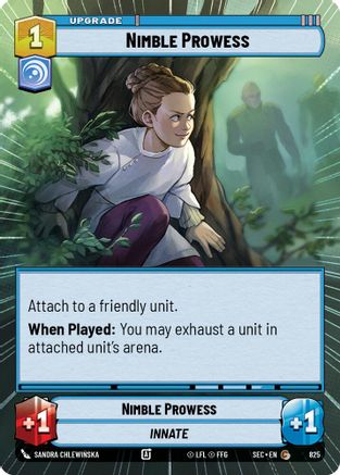 Nimble Prowess (825) (Hyperspace Foil) (825) [Secrets of Power] - Fantasy Flight Games - Card Brawlers | Quebec | Canada |