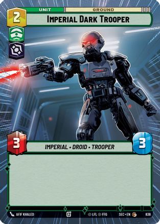 Imperial Dark Trooper (836) (Hyperspace Foil) (836) [Secrets of Power] - Fantasy Flight Games - Card Brawlers | Quebec | Canada |