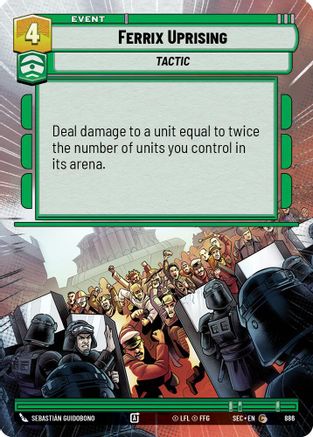 Ferrix Uprising (886) (Hyperspace Foil) (886) [Secrets of Power] 