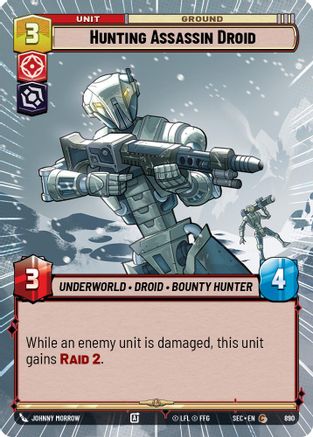 Hunting Assassin Droid (890) (Hyperspace Foil) (890) [Secrets of Power] - Fantasy Flight Games - Card Brawlers | Quebec | Canada |