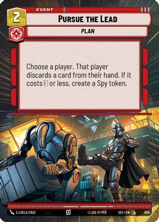 Pursue the Lead (934) (Hyperspace Foil) (934) [Secrets of Power] - Fantasy Flight Games - Card Brawlers | Quebec | Canada |