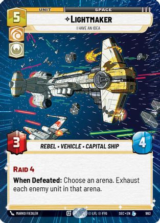 Lightmaker - I Have An Idea (Hyperspace Foil) (963) (963) [Secrets of Power] - Fantasy Flight Games - Card Brawlers | Quebec | Canada |