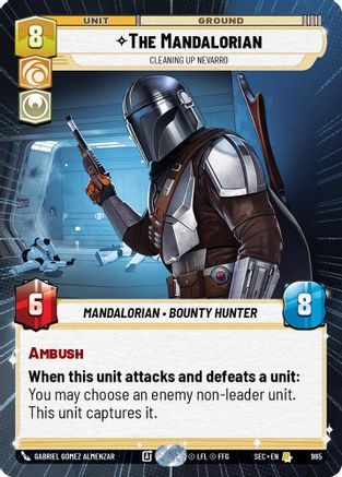 The Mandalorian - Cleaning up Nevarro (Hyperspace Foil) (965) (965) [Secrets of Power] - Fantasy Flight Games - Card Brawlers | Quebec | Canada |
