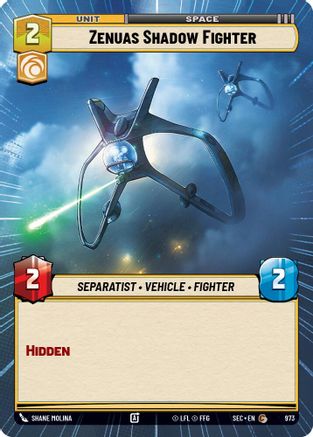 Zenuas Shadow Fighter (973) (Hyperspace Foil) (973) [Secrets of Power] - Fantasy Flight Games - Card Brawlers | Quebec | Canada |