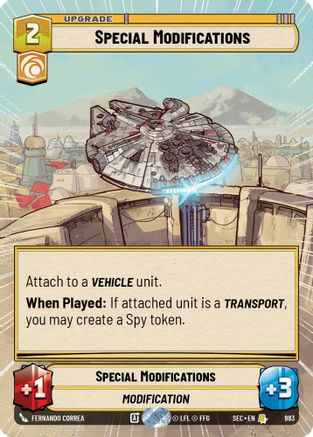 Special Modifications (983) (Hyperspace Foil) (983) [Secrets of Power] - Fantasy Flight Games - Card Brawlers | Quebec | Canada |