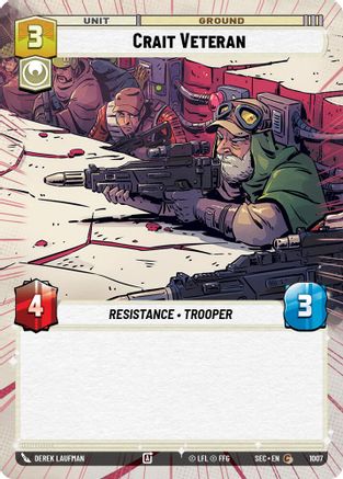 Crait Veteran (1007) (Hyperspace Foil) (1007) [Secrets of Power] - Fantasy Flight Games - Card Brawlers | Quebec | Canada |