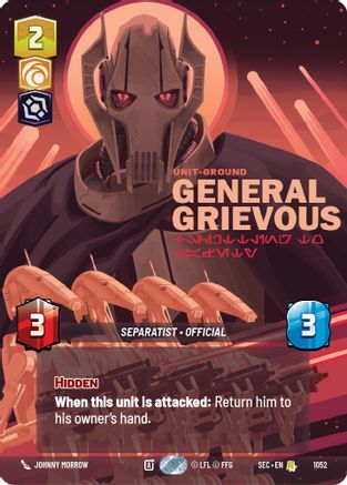 General Grievous - Scuttling to Safety (Prestige) (1052) (1052) [Secrets of Power] - Fantasy Flight Games - Card Brawlers | Quebec | Canada |