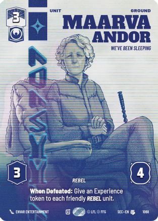 Maarva Andor - We've Been Sleeping (Prestige) (1068) (1068) [Secrets of Power] - Fantasy Flight Games - Card Brawlers | Quebec | Canada |