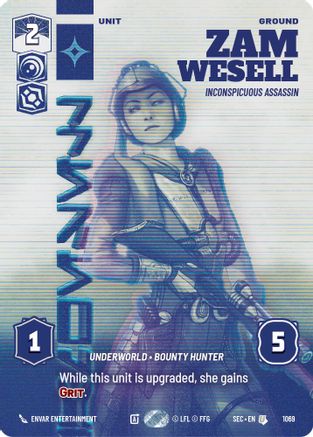 Zam Wesell - Inconspicuous Assassin (Prestige) (1069) (1069) [Secrets of Power] - Fantasy Flight Games - Card Brawlers | Quebec | Canada |