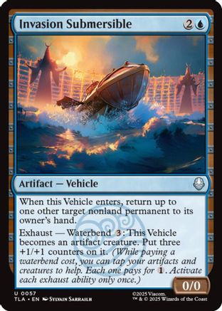 Invasion Submersible [Avatar: The Last Airbender] - Magic: The Gathering - Card Brawlers | Quebec | Canada |